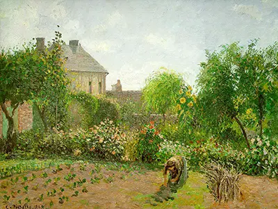 The Artist's Garden at Eragny Camille Pissarro